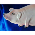 Italy Pig Piggy Oink dish spoon rest ` La Ceramica` 6467 Vintage Farmhouse