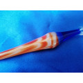 Murano Couloured  pen. The spiral serves s reservoir to carry the ink