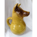 Antique Sarreguemines Jug in the shape of a pig France - 1890-1919 - Folk Art - Earthenware