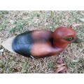 Feathers of Knysna hand made limited edition  Wooden Figurine of a Greenwinged Teal, 60 / 2000*