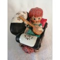 GOEBEL VINTAGE RED HEADS, A ROVING EYE DATED 1957, OFF KEY DATED 1958  #
