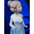 lladro Nao lady with Fan