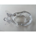Cristal DArques 24% Lead crystal Pig Candy Dish #