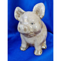 Chubby Pottery Pig #