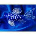 Studio Glass Blue Fish *