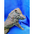 Large Bronze Wild Boar sculpure *