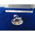 Swarovski Crystal Swan Lock down special  #