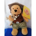 Disney Store Exclusive Winnie The Pooh - Australia Kangaroo Soft Plush Beanie Toy