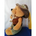 Disney Store Exclusive Winnie The Pooh - Australia Kangaroo Soft Plush Beanie Toy