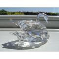 GENUINE Swarovski Crystal Large Swan Retired #