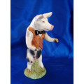 Beswick Pig Prom Richard The Horn Player Figurine Model PP8 SU82