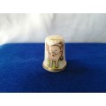 Bone China Thimble Pink Pig