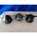 Three cute Pig Salt and Pepper and other shakers