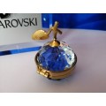GENUINE Swarovski Crystal Stunning Clear Small Apple Photo Holder Paperweight *