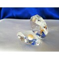 Stunning Crystal Glass Large Oyster Shell with Pearl
