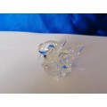 Stunning Crystal Glass Swan