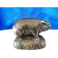 Bronze look Chubby Pig