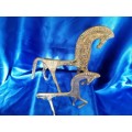 Brass two Egyptian Horses