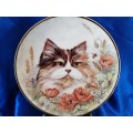 Stunning AJL Gifthouse Cute Long Haired Tabby Cat Plate
