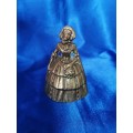 Vintage Brass Table Lady Bell #