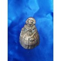 Vintage Brass Table Lady Bell #