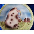 Stunning Pig Piggy Plate for Display