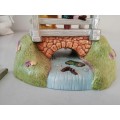 RARE POOH STICKS TABLEAU COLLECTABLES LIMITED EDITION WP 84 DISNEY ROYAL DOULTON
