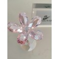 Swarovski Fiore Rosa Ondeggiante Lou Cristallo-rocking Flower Crystal  #