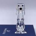 SWAROVSKI - Silver Crystal Dog Standing Retired  *