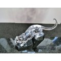 SWAROVSKI SOULMATES PANTHER CLEAR 874337 / 5155678 BOXED RETIRED RARE #