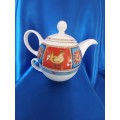 Arthur Wood Dawn Teapot and Tea Cup Tea for One Chicken Floral Stack - KEY P4