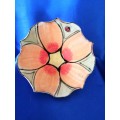 Stunning South African Hand Painted Flower Bowl #