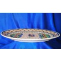 Huge Nazari Folkloric Portugal Hand Painted Oval XV Rooster Serving Platter