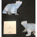Swarovski Annual Edition 2011 Companion Polar Bear Cubs White Opal #