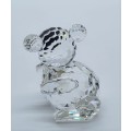Swarovski Silver Crystal Large Left Facing Koala Bear Boxed #
