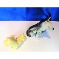Two Vintage China Dogs  #