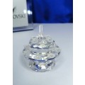 Swarovski Crystal 5th Anniversary Birthday Cake Figurine Ornament #