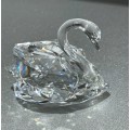 GENUINE Swarovski Crystal Medium Swan Retired #