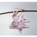 Genuine Swarovski Crystal Large Pink Star Pendant   #