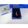 Genuine Swarovski Charm Bracelet Clip On Charm -  Crystal Red Apple.   #