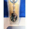 Vintage Pigland Bland 1993 Beatrix Potter Silver Plated Baby Spoon, Hand painted #