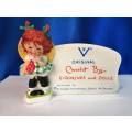 Charlot Byi Figurines and Dolls Goebel Advertising Display Sign Red Headed Girl 1966