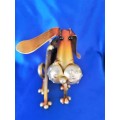 Quirky Metal Dog Figure #
