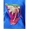 VINTAGE BESWICK HAWAIIAN COCKTAIL JUG WITH PALM TREE GUITAR and DRUMS RARE numbered (1271) #