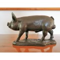 Large Model Casting Pig Statue #