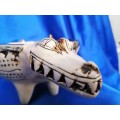 Rika Senekal Hand-Made Hand-Painted Crocodile one of a kind Ceramic Bowl #