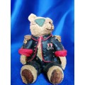 Peter Fagan Colourbox Teddy Bear Captain Arthur Crown Scotland #