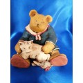 Peter Fagan Colourbox Large Teddy Big Bear and Cat Scotland #