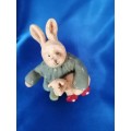 Peter Fagan Colourbox Teddy Rabbit with Toy Scotland #