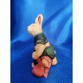 Peter Fagan Colourbox Teddy Rabbit with Doll Scotland #